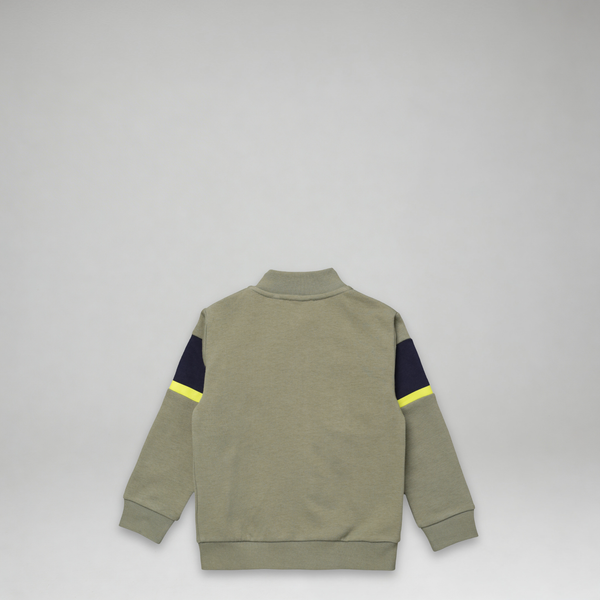 Iceberg Kids Toddler's Full-Zip Panel Logo Fleece Track Jacket