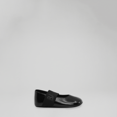 Balmain Kids Toddler Girl's Strap Logo Crib Shoes