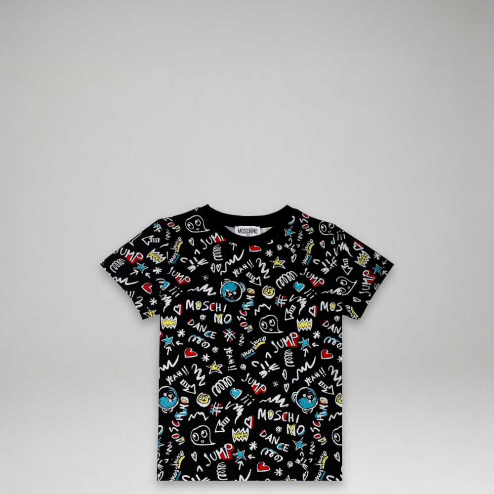 Moschino Kids Doodle Art T-Shirt