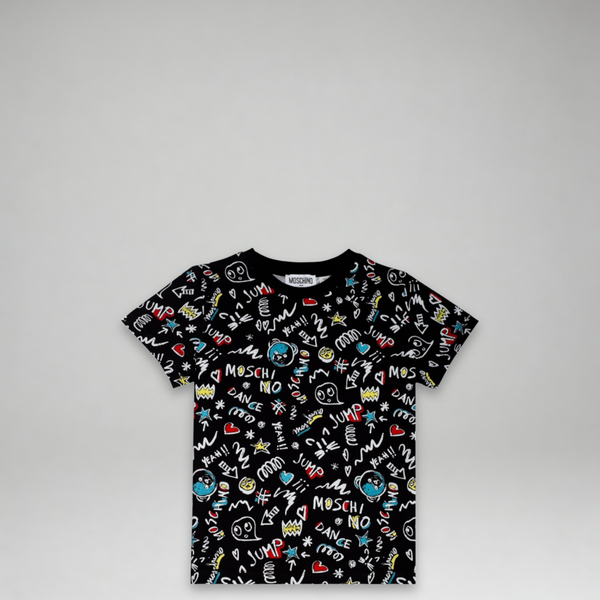 Moschino Kids Doodle Art T-Shirt