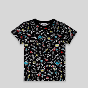 Moschino Kids Doodle Art T-Shirt
