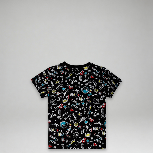Moschino Kids Doodle Art T-Shirt