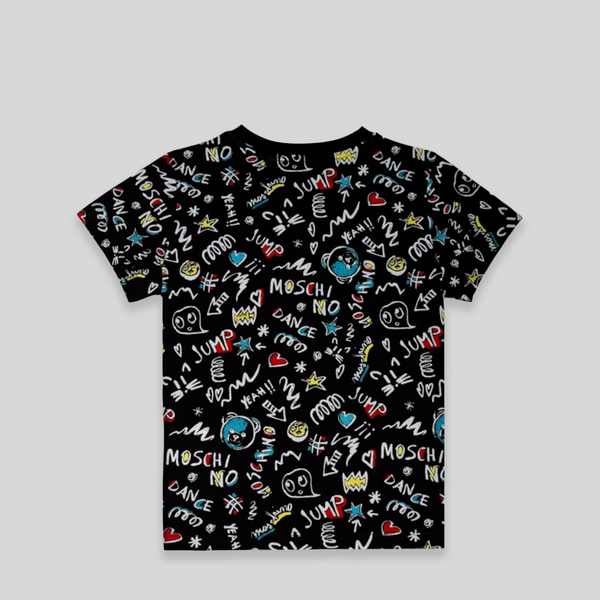 Moschino Kids Doodle Art T-Shirt
