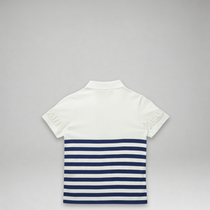 Balmain Kids Striped Logo Polo