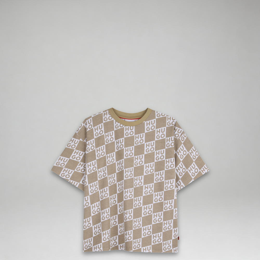 Hugo by Hugo Boss Kids' All-Over Monogram T-Shirt