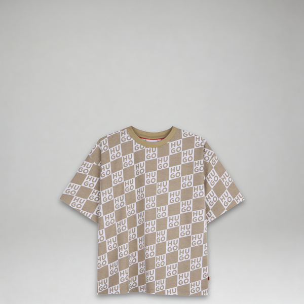 Hugo by Hugo Boss Kids' All-Over Monogram T-Shirt