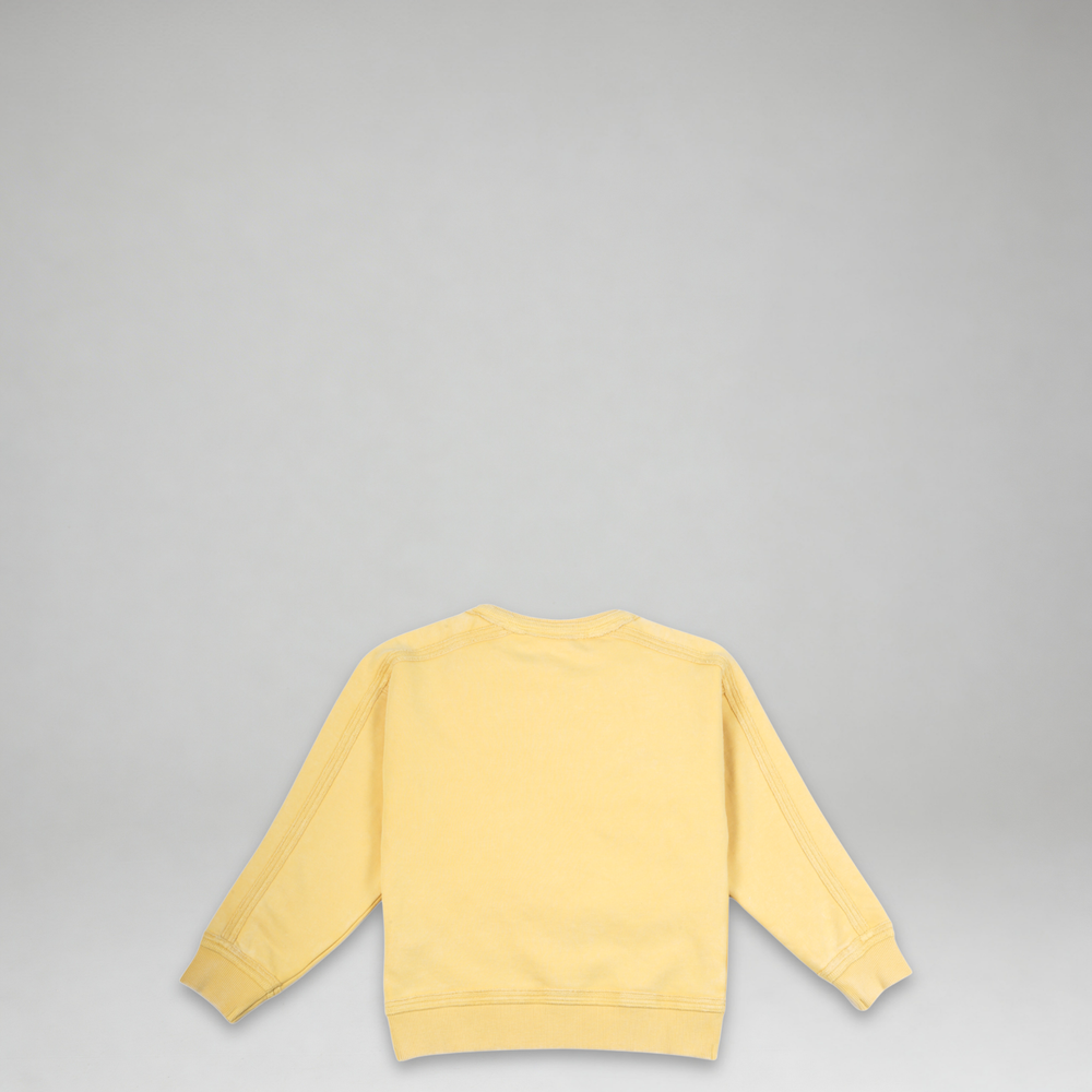 Hugo by Hugo Boss Kids Embossed/Debossed Block Logo Crew Neck Sweatshirt