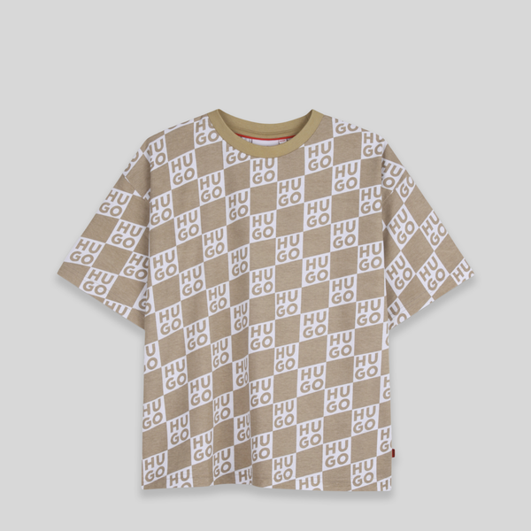 Hugo by Hugo Boss Kids' All-Over Monogram T-Shirt