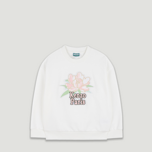 Kenzo Kids Girl's Peony Flower Logo Sweatshirt