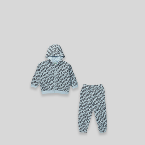 Kenzo Kids Toddler's All Over Print Logo Sweatsuit
