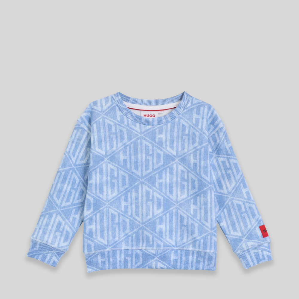 HUGO by Hugo Boss Kids Toddler's Distressed Denim-Effect Sweatshirt