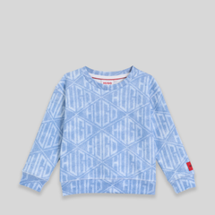 HUGO by Hugo Boss Kids Toddler's Distressed Denim-Effect Sweatshirt