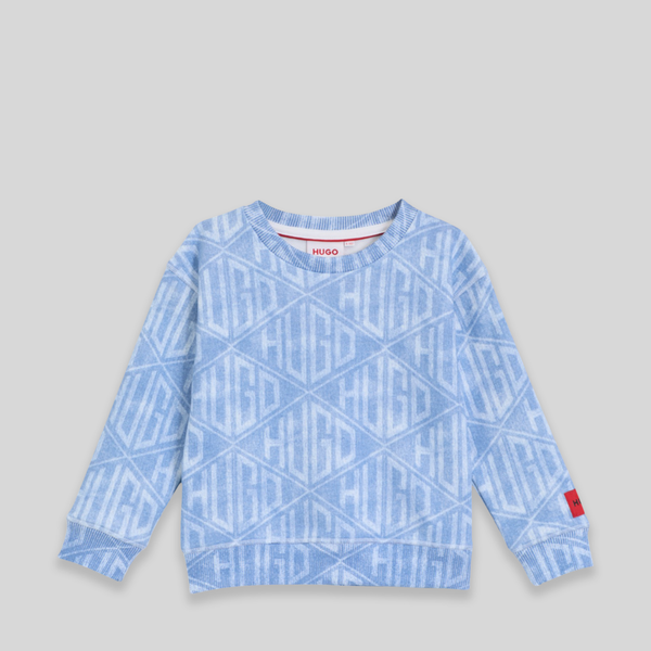 HUGO by Hugo Boss Kids Toddler's Distressed Denim-Effect Sweatshirt