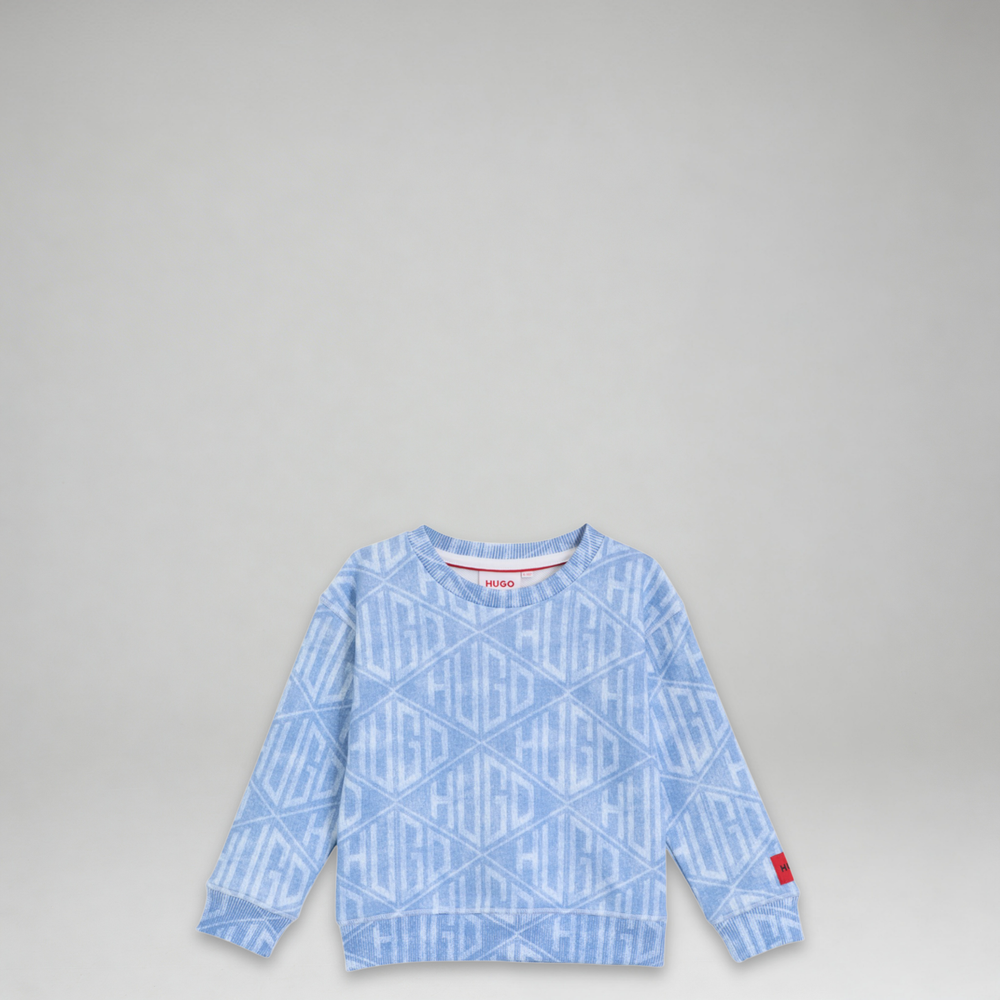HUGO by Hugo Boss Kids Toddler's Distressed Denim-Effect Sweatshirt