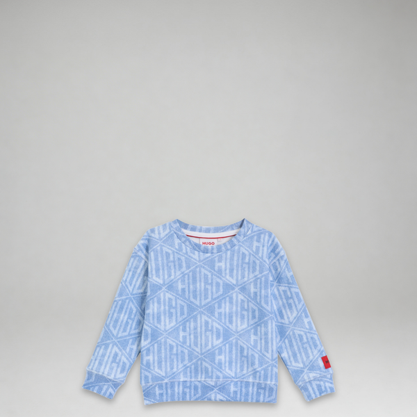 HUGO by Hugo Boss Kids Toddler's Distressed Denim-Effect Sweatshirt