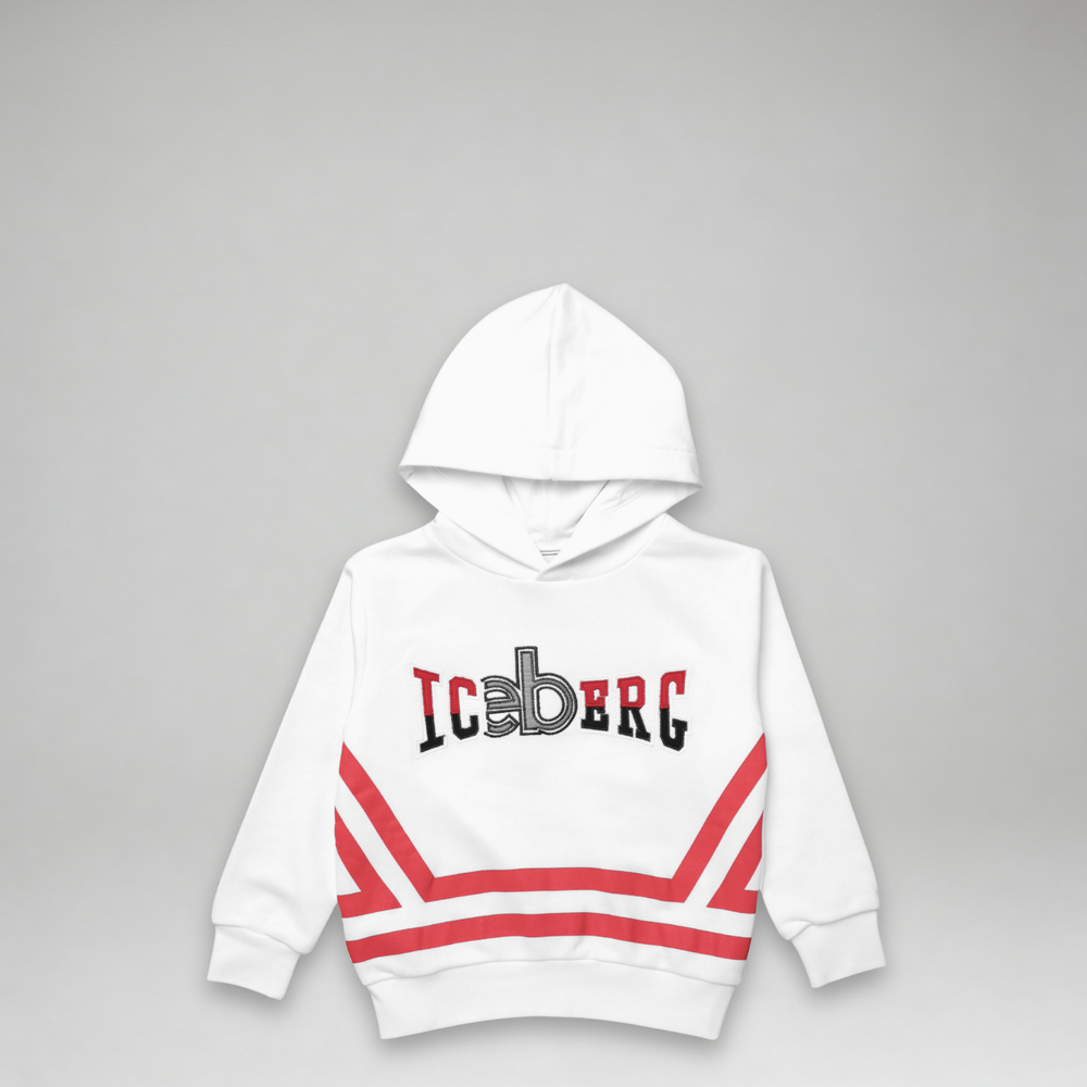 Iceberg Kids Embroidered Logo Hoodie Sweatshirt