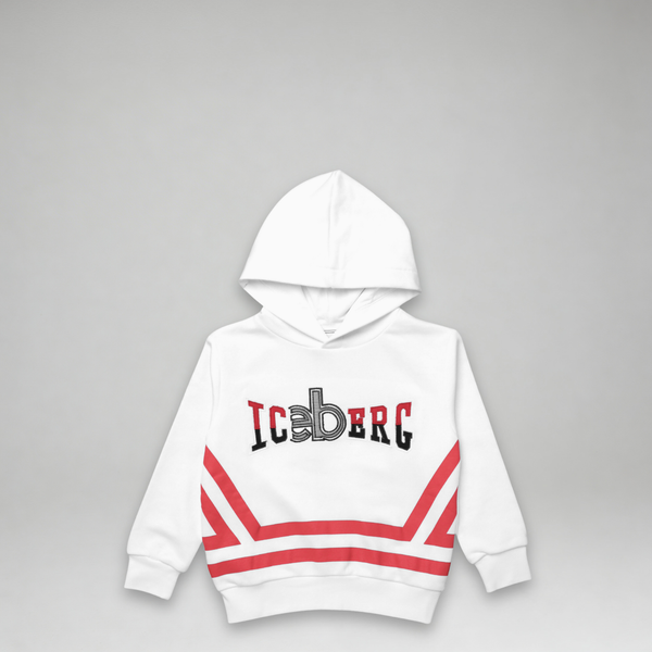 Iceberg Kids Embroidered Logo Hoodie Sweatshirt