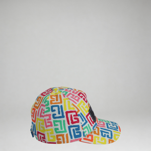 Balmain Kids Monogram Logo Baseball Cap