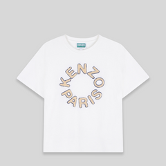KENZO Kids Chenille Logo Embroidered T-Shirt