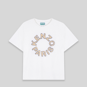 KENZO Kids Chenille Logo Embroidered T-Shirt