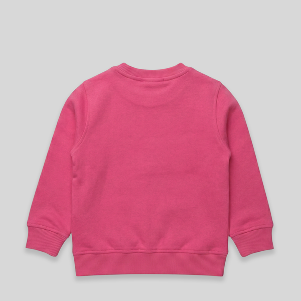 Moschino Kids Square Text Logo Crewneck Sweatshirt