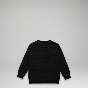 Moschino Kids Jacquard Monogram Crewneck Sweatshirt