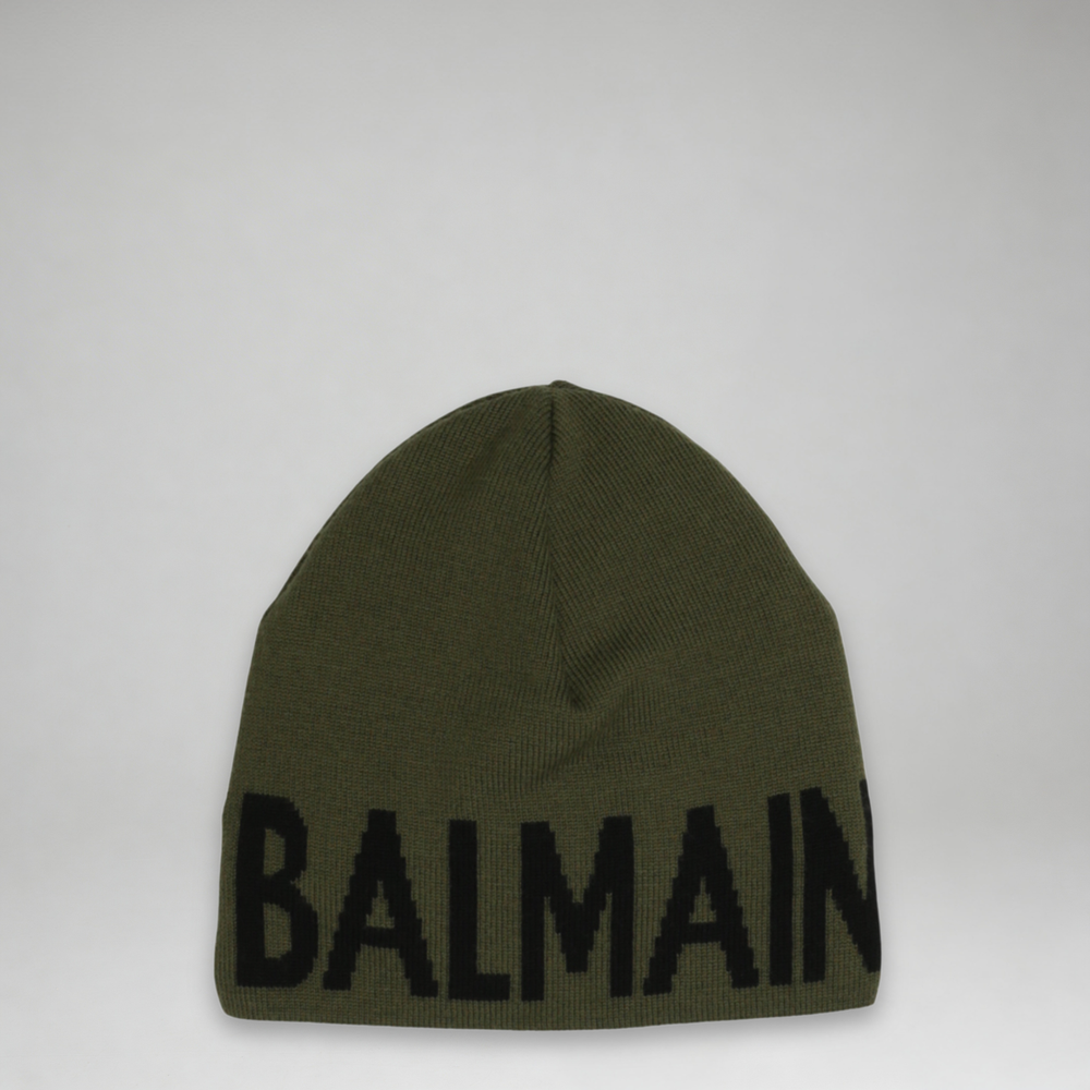 Balmain Kid's Logo Knit Beanie