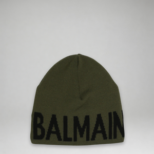 Balmain Kid's Logo Knit Beanie