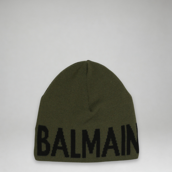 Balmain Kid's Logo Knit Beanie