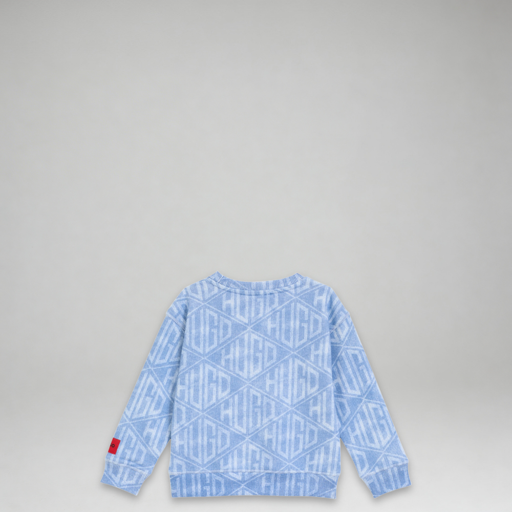 HUGO by Hugo Boss Kids Toddler's Distressed Denim-Effect Sweatshirt