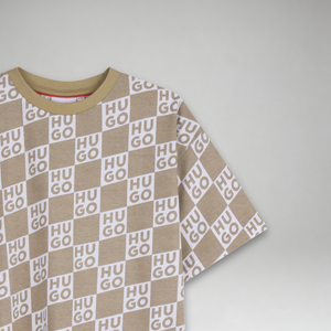 Hugo by Hugo Boss Kids' All-Over Monogram T-Shirt