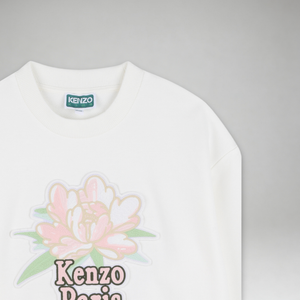 Kenzo Kids Girl's Peony Flower Logo Sweatshirt