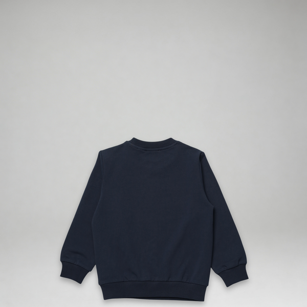 Moschino Kid's Classic Text Logo Crewneck Sweatshirt