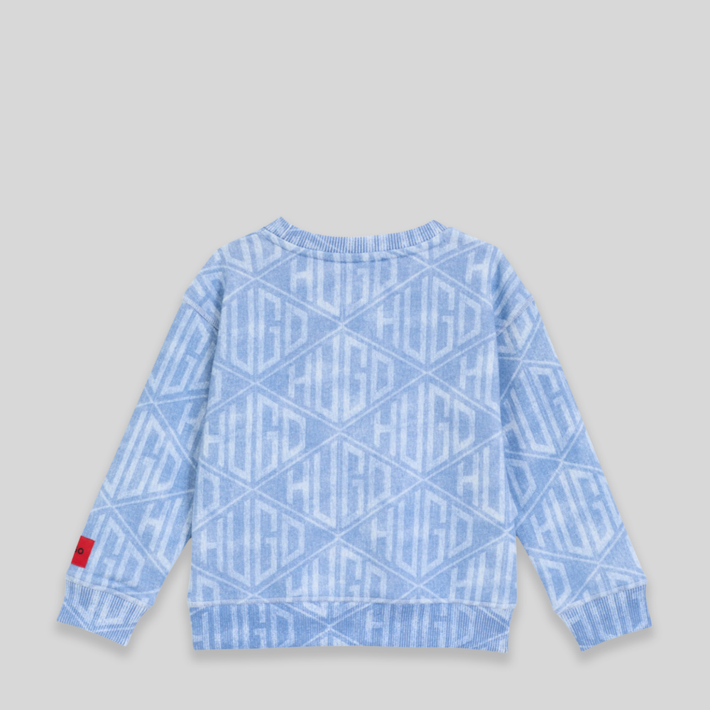 HUGO by Hugo Boss Kids Toddler's Distressed Denim-Effect Sweatshirt