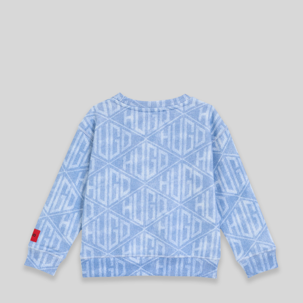 HUGO by Hugo Boss Kids Toddler's Distressed Denim-Effect Sweatshirt