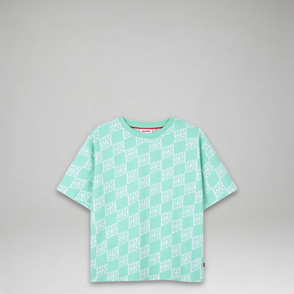 Hugo by Hugo Boss Kids' All-Over Monogram T-Shirt