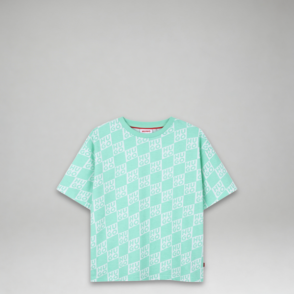 Hugo by Hugo Boss Kids' All-Over Monogram T-Shirt