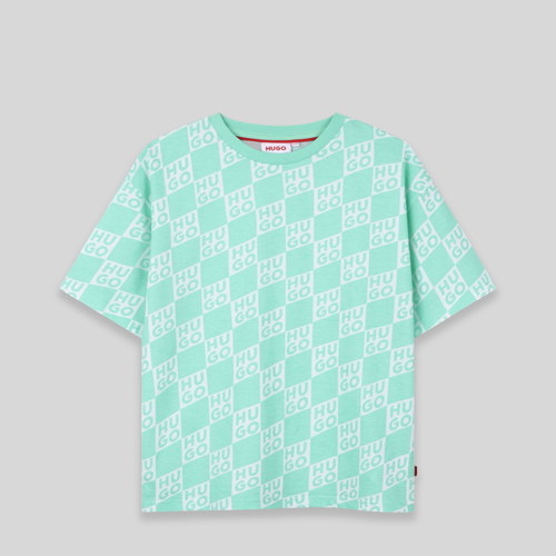 Hugo by Hugo Boss Kids' All-Over Monogram T-Shirt
