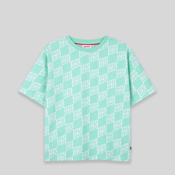 Hugo by Hugo Boss Kids' All-Over Monogram T-Shirt