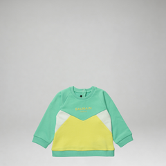 Balmain Kids Toddler's Color Block Sweatshirt