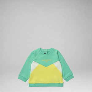 Balmain Kids Toddler's Color Block Sweatshirt