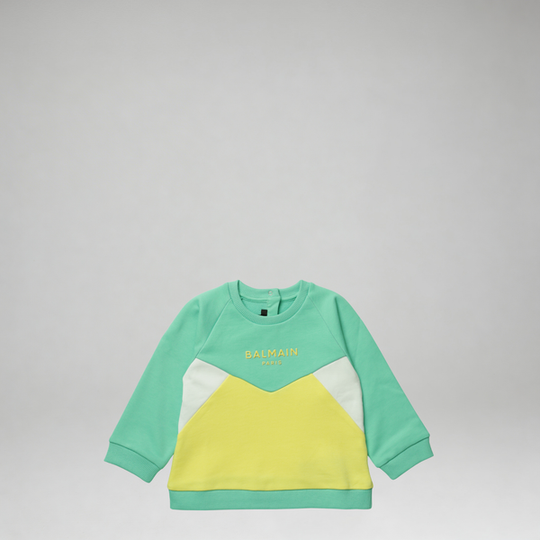 Balmain Kids Toddler's Color Block Sweatshirt