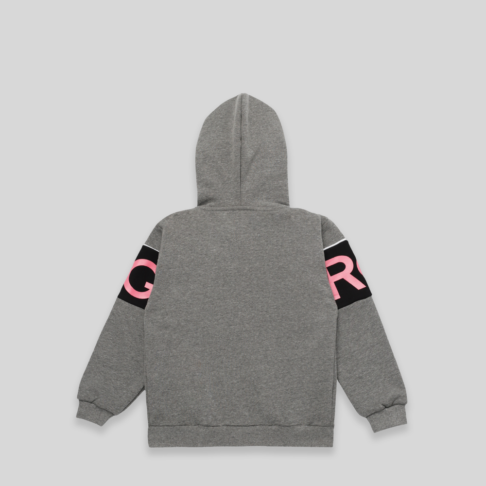 Iceberg Kids Panel Logo Zip-Up Hoodie Sweatshirt