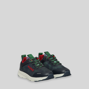 Hugo by Hugo Boss Kids Color Print Logo Sneakers