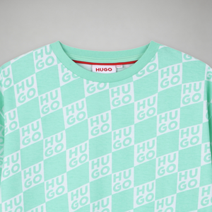 Hugo by Hugo Boss Kids' All-Over Monogram T-Shirt