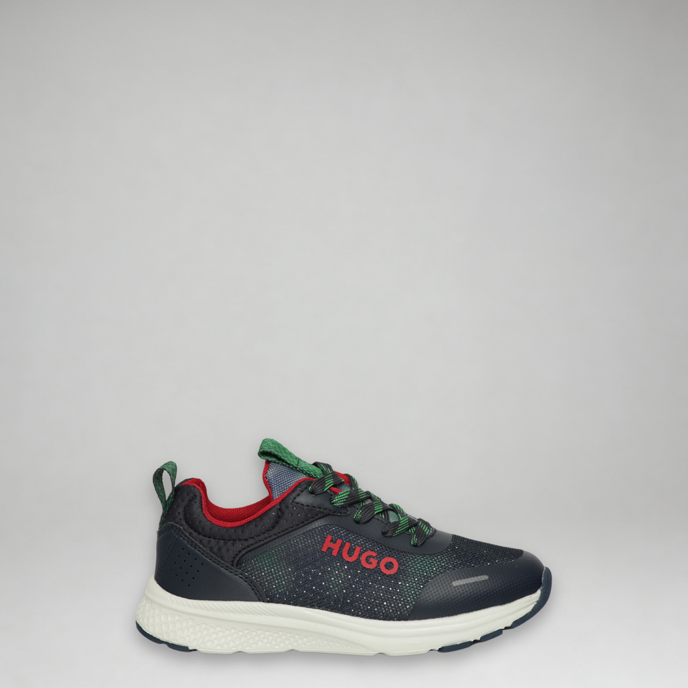 Hugo by Hugo Boss Kids Color Print Logo Sneakers
