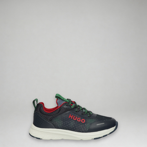 Hugo by Hugo Boss Kids Color Print Logo Sneakers
