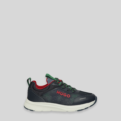 Hugo by Hugo Boss Kids Color Print Logo Sneakers