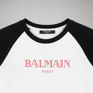 Balmain Kids Raglan Jersey Long-Sleeve T-Shirt