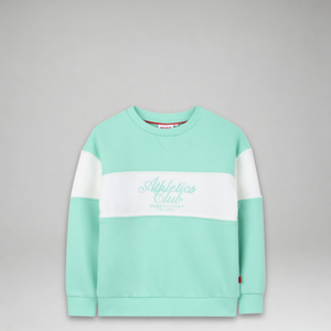 Hugo Kids 'Athletics Club' Color-Block Sweatshirt
